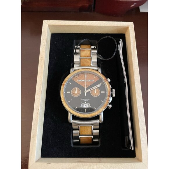 Chronograph Watch-Original Grain Alterra, "The Marc"-Brand New - Picture 1 of 10